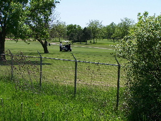 Golf Course along bike trail